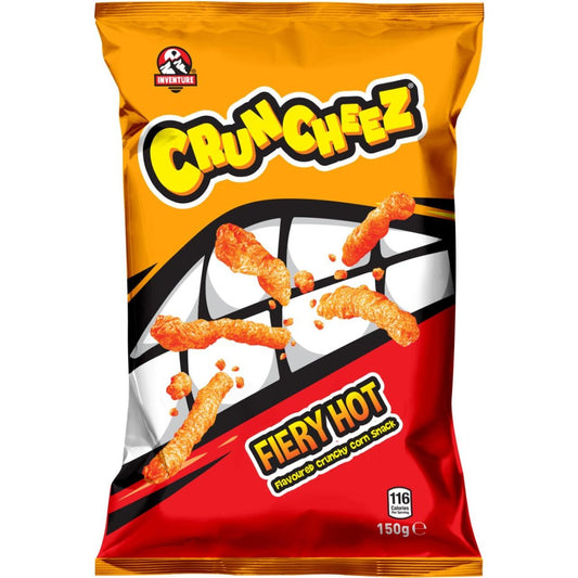 Cruncheez Fiery Hot 150 Gramm