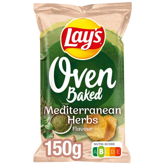 Lays Ofenchips Mediterrane Kräuter 150 Gramm