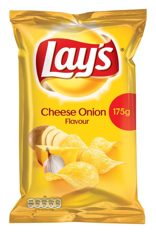 Lays Käse-Zwiebel-Chips 175 Gramm