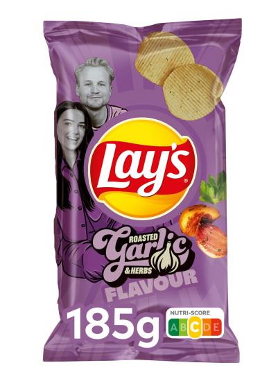 Lays Max Gerösteter Knoblauch &amp; Kräuter 185 Gramm