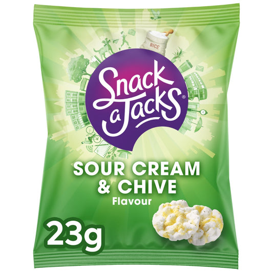 Snack a Jacks Sauerrahm &amp; Schnittlauch 23 Gramm