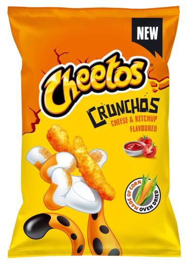 Cheetos Crunchos Käse &amp; Ketchup 165 Gramm