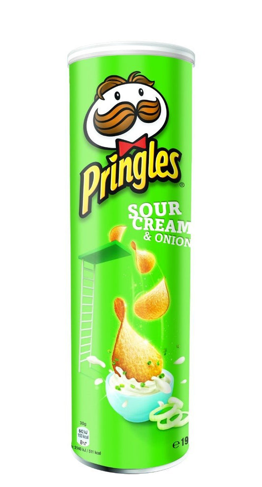 Pringles Sour Cream &amp; Onion Chips 165 Gramm