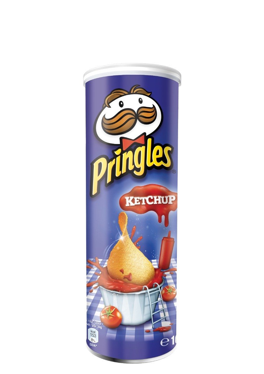 Pringles Ketchup-Chips-Box - 19 x 165 Gramm