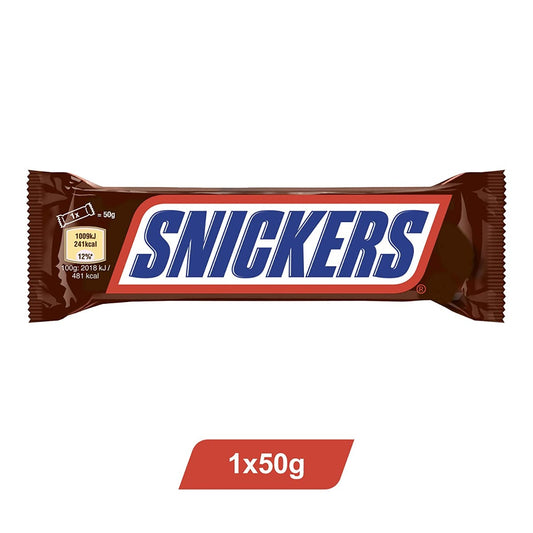 Snickers Single Schokoriegel 51 Gramm