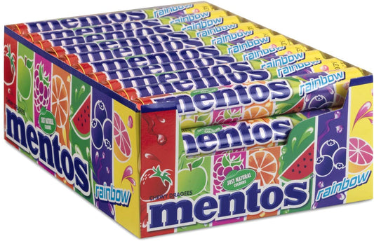Mentos Roll Rainbow Box – 40 x 38 Gramm