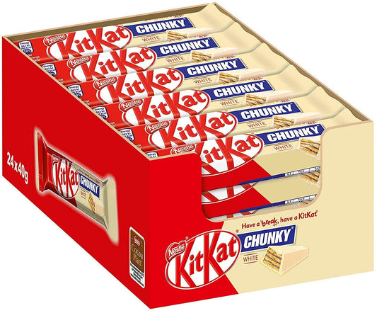 KITKAT Chunky White Einzelpackung - 24 x 41,5 Gramm