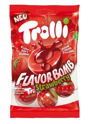 Trolli Flavorbomb Erdbeere 75 Gramm
