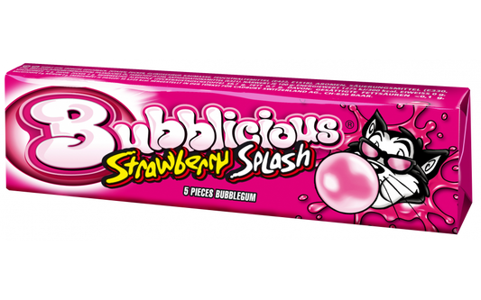 Bubblicious Erdbeerstreifen (5 Stück)