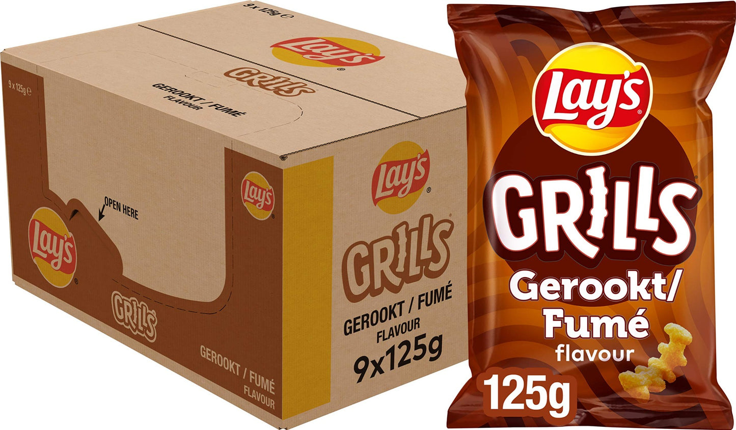 Lays Grills Box 9 x 125 Gramm
