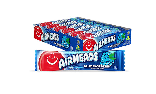 Airheads Blaue Himbeere 36 x 16 Gramm