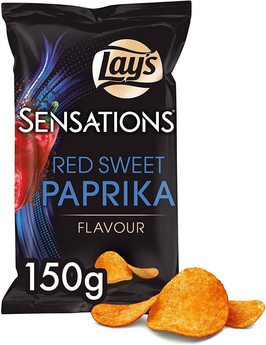 Lays Sensations Rote Paprika Box 10 x 150 Gramm