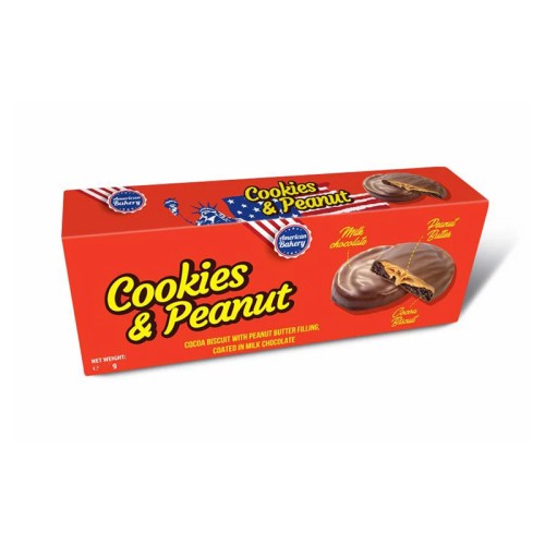 American Bakery Cookies &amp; Erdnuss 96 Gramm