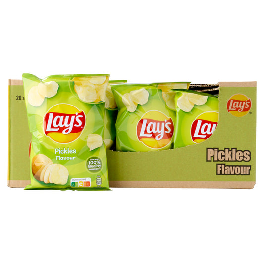 Lay's Chips Pickles Box 20 x 40 Gramm
