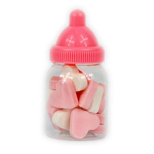 Babyflaschen-Fruchtherzen, rosa - 16 Stück