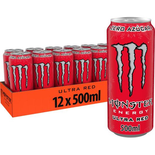Monster Energy Ultra Red 12x500ML