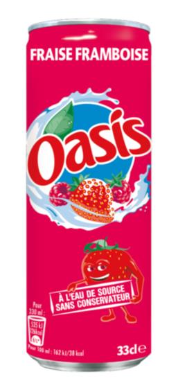 Oasis Erdbeere Himbeere 33CL