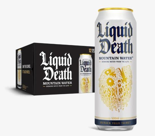 Liquid Death Mountain Water 12x500ml