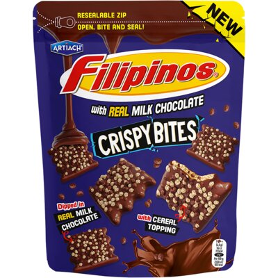 Filipinos Crispy Bites Melk Doos 8 x 100 Gram