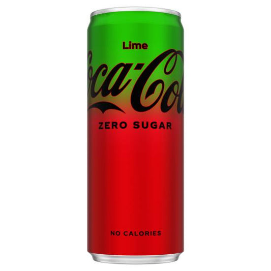 Coca Cola Lime Zero Tablett 12 x 25 cl