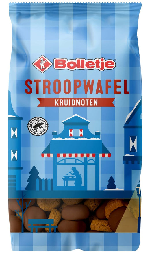 Schoko-Gewürz-Nuss-Stroopwafel 12 x 250 Gramm