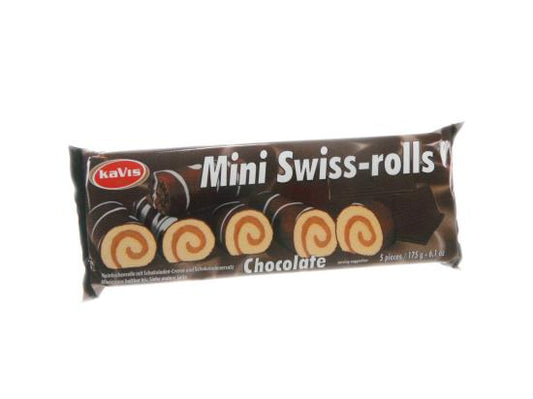 Mini-Biskuitrolle Schokolade 175 Gramm