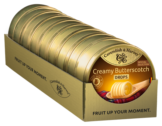 Cavendish &amp; Harvey Butterscotch 9 x 175 Gramm