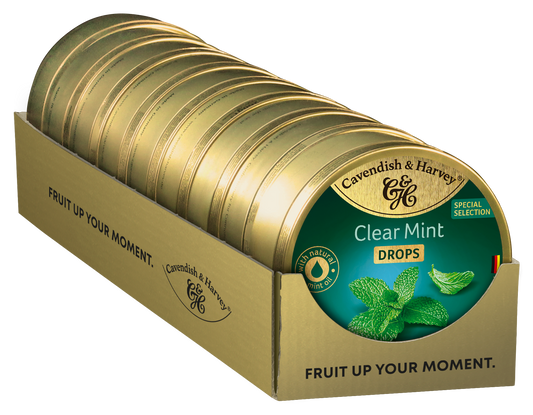 Cavendish &amp; Harvey Clear Mint 9 x 175 Gramm
