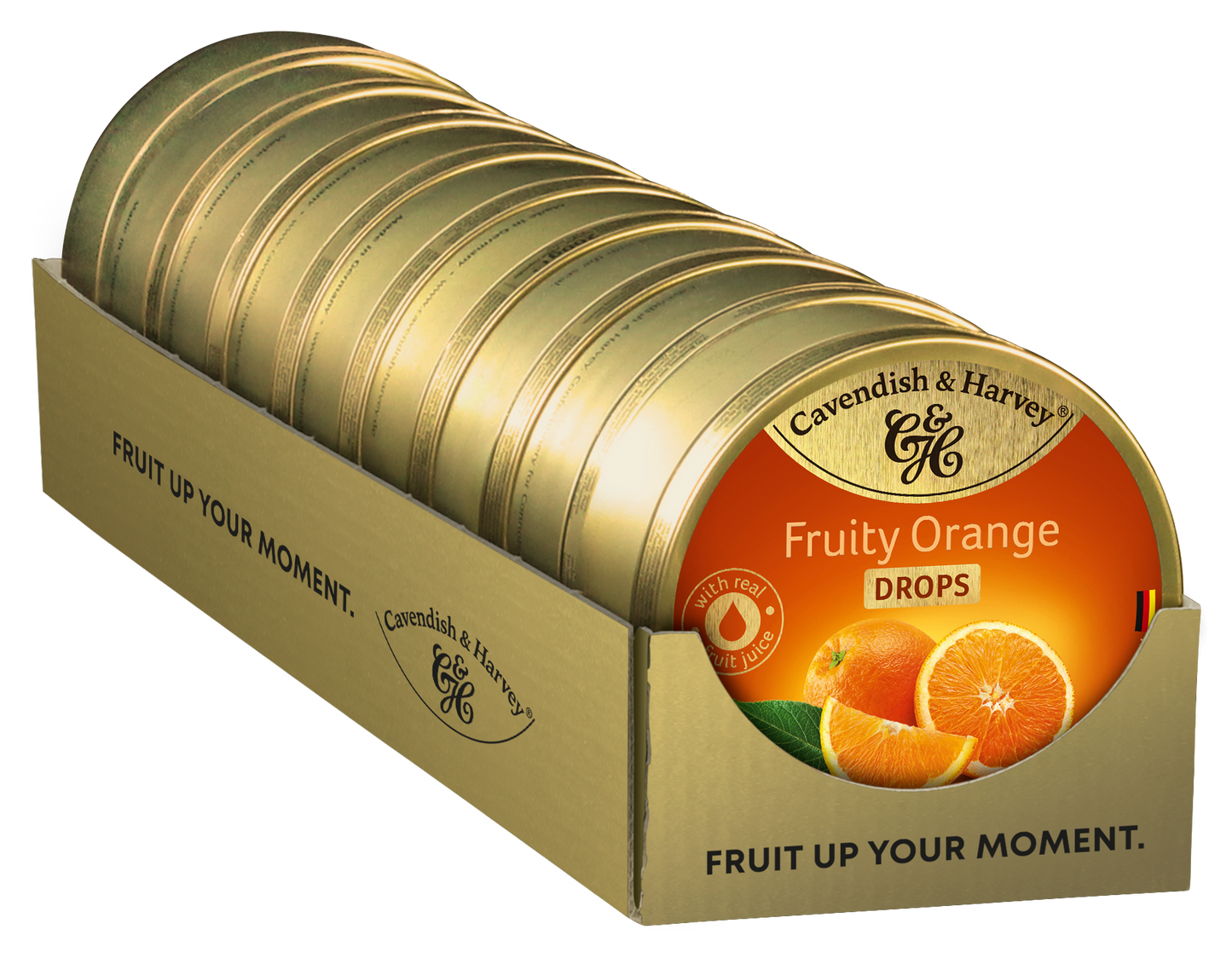 Cavendish &amp; Harvey Fruity Orange 9 x 200 Gramm