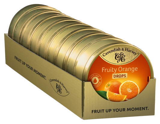 Cavendish &amp; Harvey Fruity Orange 9 x 200 Gramm