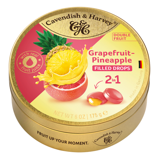 Cavendish &amp; Harvey Doublefruit Grapefruit Ananas 175 Gramm