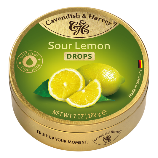 Cavendish &amp; Harvey Sour Lemon 200 Gramm
