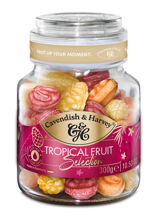 Cavendish &amp; Harvey Tropical Jar 300 Gramm