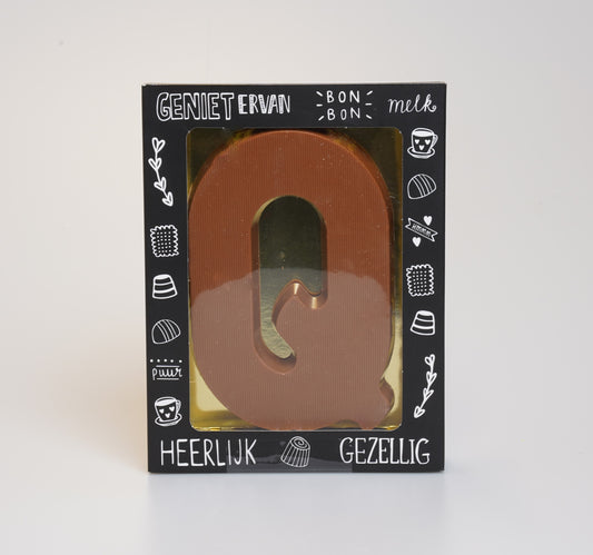 Schokoladenbuchstabe Milch Q 135 Gramm