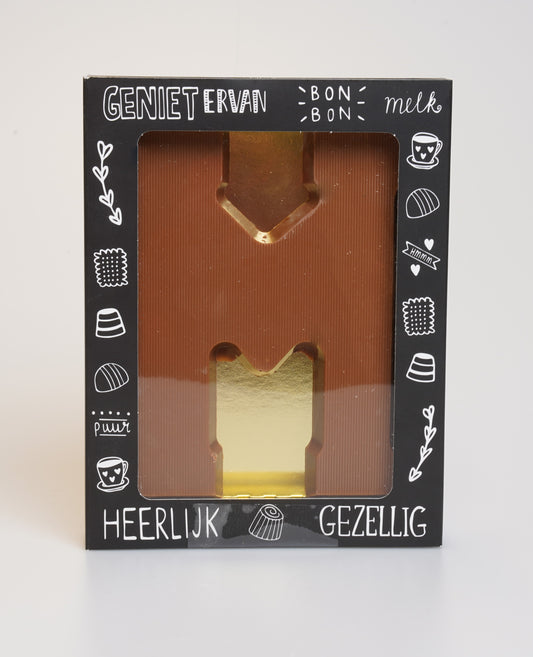 Schokoladenbuchstabe Milch M 135 Gramm