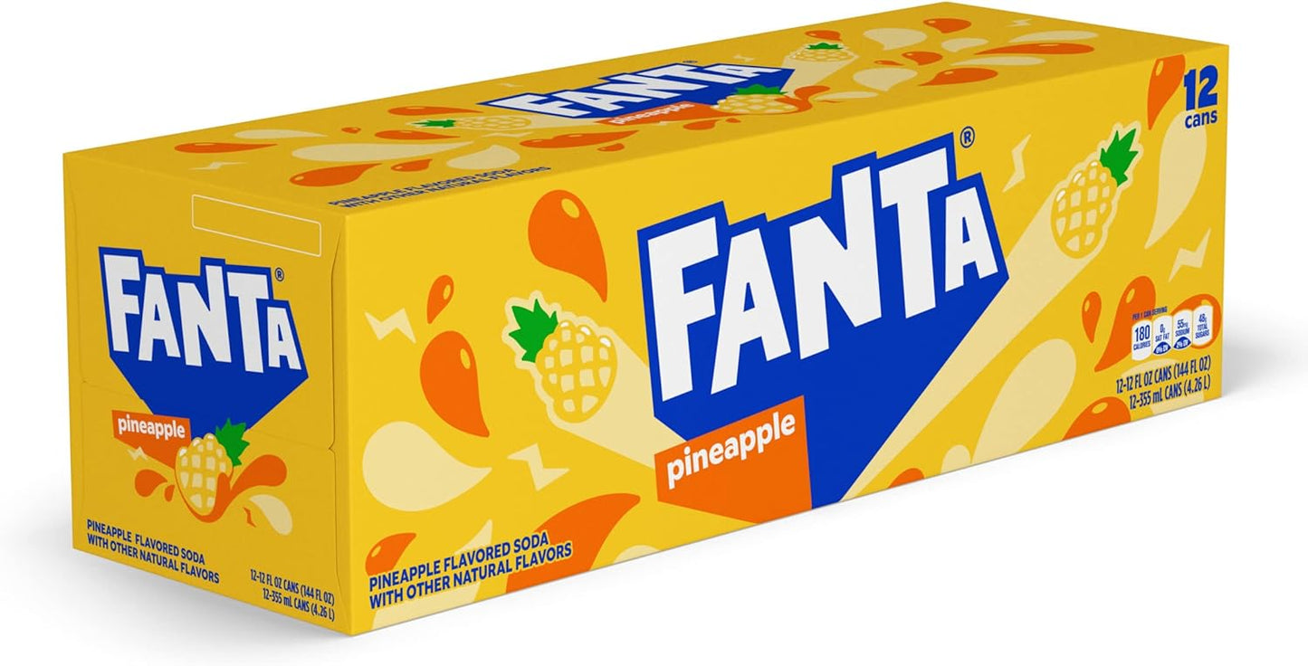 Fanta Ananas-Tablett, 12 x 355 ml