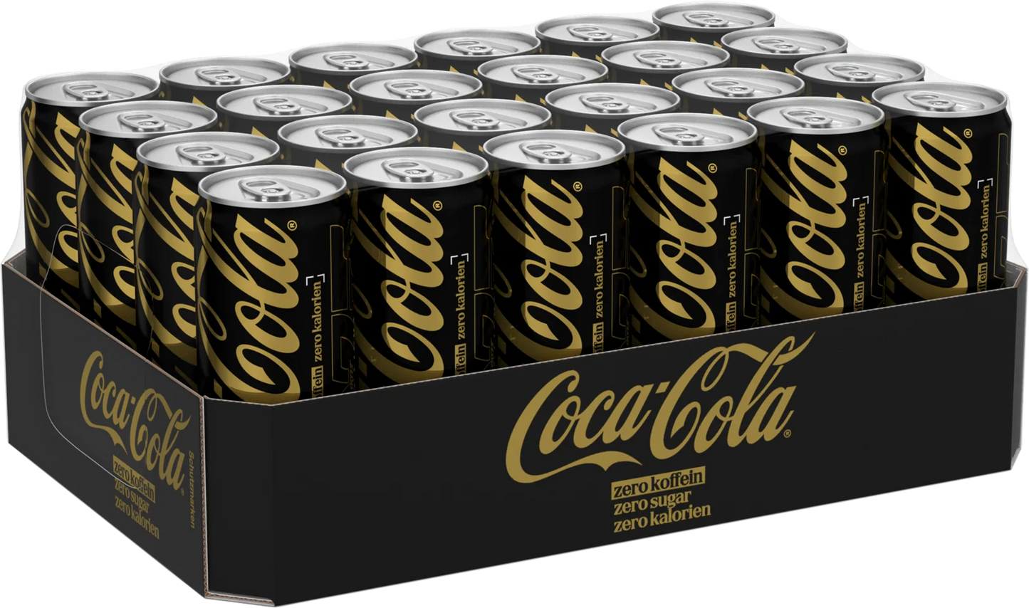 Coca Cola Zero Cafeïne Tray 24 x 33CL