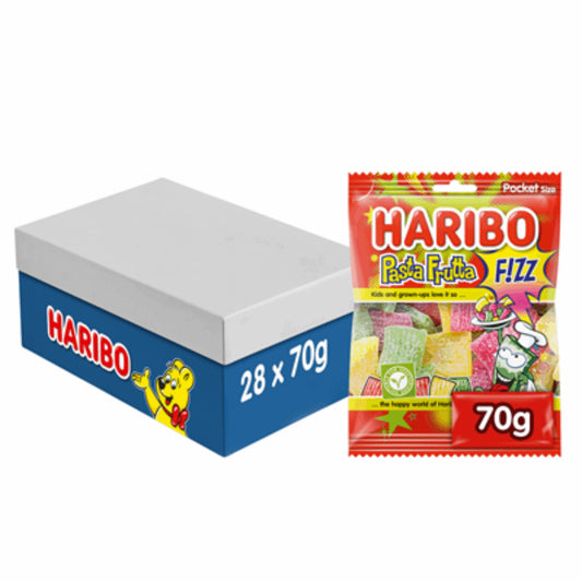 Haribo Pasta Frutta Fizz Box 28 x 70 Gramm