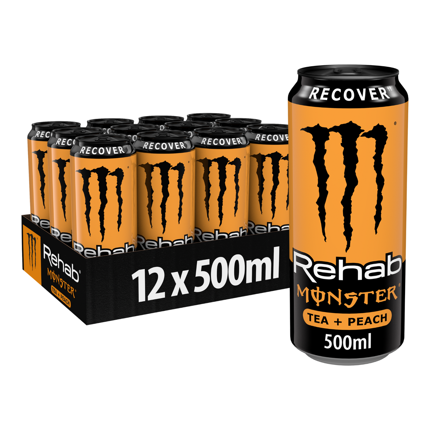 Monster Rehab Peach Tray 12 x 500ML