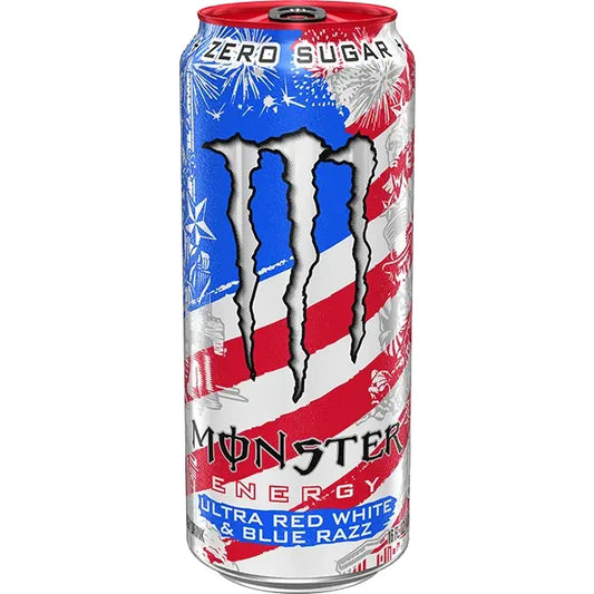 Monster Energy Ultra Red White & Blue Razz 473ML
