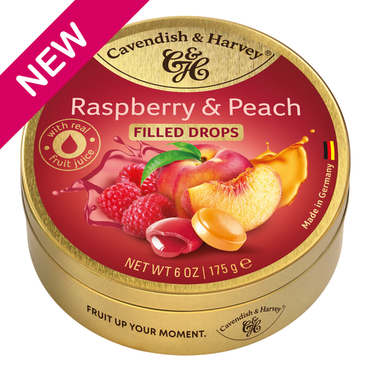 Cavendish &amp; Harvey Himbeere &amp; Pfirsich 175 Gramm