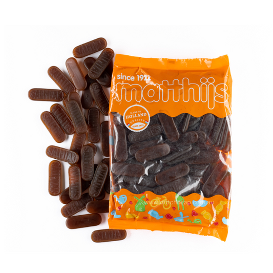 Matthijs Salmiak Lakritzriegel Box 6 x 1 Kilo
