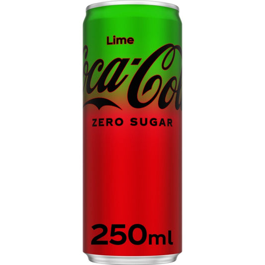 Coca Cola Lime Zero Tablett 12 x 25 cl