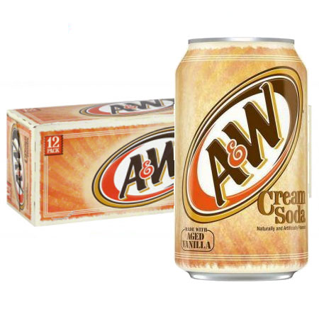 A&amp;W Cream Soda 12x355ml