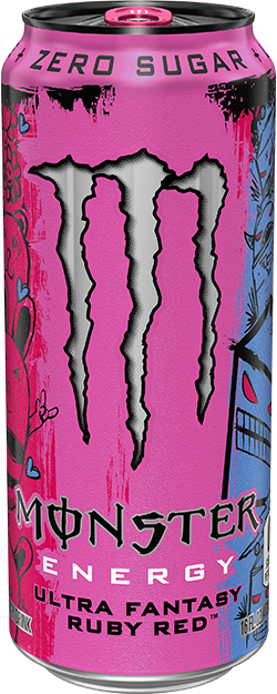 Monster Ultra Fantasy Rubinrot 500ML