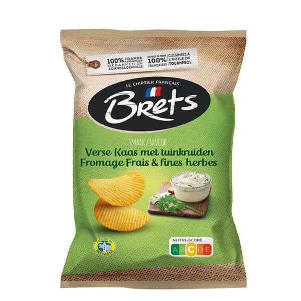 Brets Käse &amp; frische Kräuterchips 125 Gramm