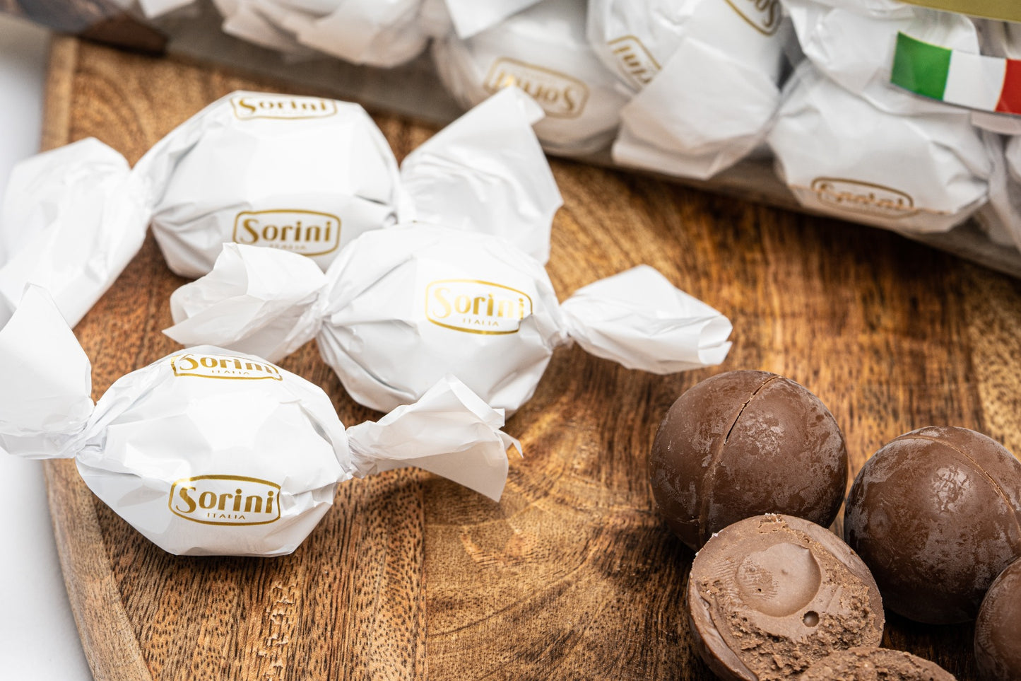 Sorini Milchpralinen Weißer Wrap 1 Kilo