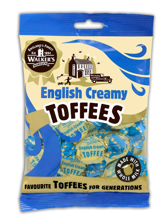 Walkers English Creamy Toffees - 150 Gramm