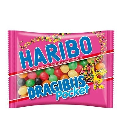 Haribo Dragibus Pocket 80 Gramm