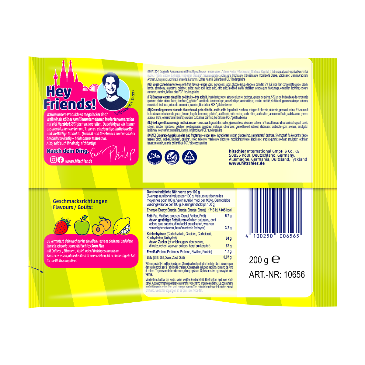 Hitschies Sour 200 Gramm